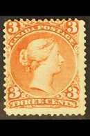 1868 3c Brown Red, SG 58, Uni 25, Fine And Fresh Mint No Gum. Cat SG £1300. For More Images, Please Visit Http://www.san - Otros & Sin Clasificación