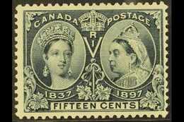 1897 15c Slate "Jubilee", SG 132, Fine Mint For More Images, Please Visit Http://www.sandafayre.com/itemdetails.aspx?s=6 - Otros & Sin Clasificación