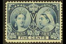 1897 5c Deep Blue, SG 128, Never Hinged Mint For More Images, Please Visit Http://www.sandafayre.com/itemdetails.aspx?s= - Other & Unclassified