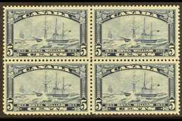 1933 5c Blue "Royal William", SG 331, Never Hinged Mint Block Of 4 For More Images, Please Visit Http://www.sandafayre.c - Autres & Non Classés