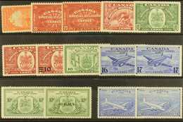 SPECIAL DELIVERY 1927-1946 ALL DIFFERENT FINE MINT Range Presented On A Stock Card Including A Complete Run SG S5/17 & A - Autres & Non Classés