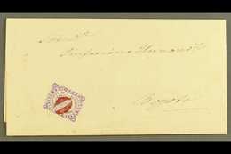 1870 (26 SEP) ENTIRE LETTER From Medellin To Bogota Bearing 1868 10c Violet Type I, Scott 54a, With Neat Centrally Place - Colombie