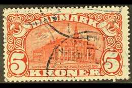 1915 5kr Deep Carmine-red Post Office, Perf 14 X 14½, Watermark Crosses, SG 185, Very Fine Used. For More Images, Please - Other & Unclassified