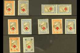 1921-26 RED CROSS VERY FINE MINT With 1921-22 Imperf And Perf Sets, Plus 5-7m Vertical Pair Imperf Horiz; 1923 "Aita Had - Estonia