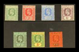 1906-12 Complete New Colours Set, SG 118/124, Very Fine Mint. (7 Stamps) For More Images, Please Visit Http://www.sandaf - Fiji (...-1970)