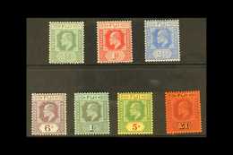 1906-12 Definitive Complete Set, MCA Wmk, SG 118/24, Very Fine Mint (7 Stamps) For More Images, Please Visit Http://www. - Fiji (...-1970)