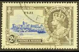 1935 Silver Jubilee 2d, Dot To Left Of Chapel, SG 243g, Very Fine Cds Used, Unpriced As Such. For More Images, Please Vi - Fiji (...-1970)