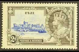 1935 Silver Jubilee 2d, Diagonal Line By Turret, SG 243f, Fine Mint. For More Images, Please Visit Http://www.sandafayre - Fidschi-Inseln (...-1970)