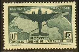 1936 10fr Myrtle-green South Atlantic Flight, SG 554 Or Yvert 321, Fine Mint. For More Images, Please Visit Http://www.s - Other & Unclassified