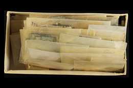 OLD TIME USED GLASSINE SORTER. 1860s-1930s UNCHECKED Ranges In A Pile Of Crinkly Old Glassine Envelopes, At A Glance Inc - Altri & Non Classificati