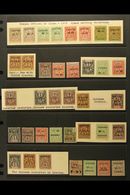 CHINESE OFFICES 1903-6 Issues From Canton, Packhoi & Tchongking With Various Overprint Varieties Such As Inverts, Double - Andere & Zonder Classificatie