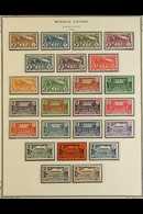 MIDDLE CONGO 1907-1933 COMPLETE COLLECTION Presented On A Series Of Printed "Scott" Pages (Ex Alphonse Collection). Most - Other & Unclassified