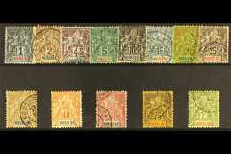 NOSSI-BE 1894 Peace And Commerce Set (SG 44/56, Yvert 27/39), Fine Used (13 Stamps) For More Images, Please Visit Http:/ - Otros & Sin Clasificación