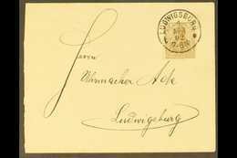 1902 FIRST DAY COVER WITH PLATE FLAW. (1 Apr) Locally Addressed Cover Bearing 3pf Brown "DFUTSCHES" FOR "DEUTSCHES" Vari - Otros & Sin Clasificación