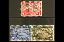 1933 Graf Zeppelin "Chicago Flight" Set Complete, Mi 496/8, Very Fine Used. (3 Stamps) For More Images, Please Visit Htt - Andere & Zonder Classificatie
