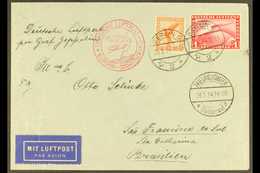 GRAF ZEPPELIN 1934 FIRST SOUTH AMERICA FLIGHT 1934 (25 May) Cover Addressed To Brazil, Bearing 50pf Air & 1933 2m Chicag - Otros & Sin Clasificación