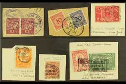 MAILBOAT CANCELS 189t-1929 Interesting Group Of Used Stamps With Various Seepost, Paquebot & Ship Cancels, Some On Piece - Autres & Non Classés