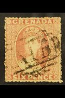 1862-62 6d Rose Chalon, SG 3, Well Centered For These, Neat A15 Cancel. For More Images, Please Visit Http://www.sandafa - Granada (...-1974)