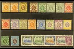 1912-37 ALL DIFFERENT MINT KGV SELECTION Presented On A Stock Card That Includes 1912-21 6c Both Shades & 12c, 1921-37 M - Altri & Non Classificati