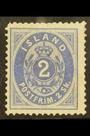 1873 2sk Blue Perf 14x13½, SG 1 (Facit 1), Mint With Large Part OG. Fresh And Attractive. For More Images, Please Visit  - Other & Unclassified