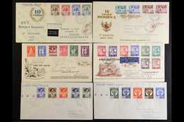 FIRST DAY COVERS 1949-60 All Different Collection Mostly On Illustrated Covers And Bearing Complete Sets, Includes 1949  - Indonesië