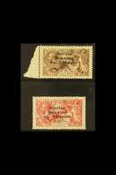 1922 DOLLARD 2s.6d And 5s Seahorses, SG 18/19, Mint, The 2s.6d With Corner Crease, 5s Light Tone Marks. (2 Stamps) For M - Andere & Zonder Classificatie