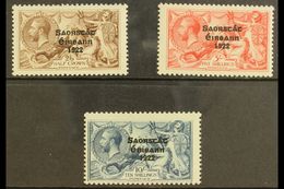 1925-28 Seahorses Complete Set With Three Line Overprint (narrow Date), SG 83/85, Very Fine Mint, Lightly Hinged. (3 Sta - Otros & Sin Clasificación
