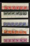 1940-69 POSTAGE DUE USED STRIPS. An Attractive Selection On A Stock Card That Includes 1d (SG D6), 2d (SG D8), 3d (SG D9 - Autres & Non Classés
