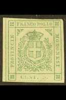 MODENA 1859 5c Green, Provisional Govt, Sass 12, Fine Mint Og, Small Older Hinge Remnant. Cat €2400 (£2100) For More Ima - Sin Clasificación
