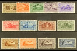 1930 Virgil  Postage And Air Sets Complete, Sass S. 58, Fresh Mint, The 10L Postage With Perf Fault, All Others Very Fin - Sin Clasificación