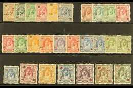 1952 New Currency Surcharge Set Complete, SG 307/333, Very Fine Mint, Chiefly NH. (27 Stamps) For More Images, Please Vi - Jordania