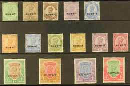 1923-24 Stamps Of India (KGV) Small "Kuwait" Overprinted Complete Set, SG 1/15, Very Fine Mint (15 Stamps) For More Imag - Kuwait
