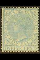 1867-72 12c Blue CC Wmk, SG 15, Fine Mint For More Images, Please Visit Http://www.sandafayre.com/itemdetails.aspx?s=622 - Straits Settlements