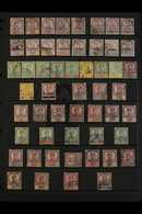 JOHORE 1891-1986 ALL DIFFERENT USED COLLECTION Presented On Stock Pages That Includes 1891-94 Set To 5c, 1896 Coronation - Other & Unclassified