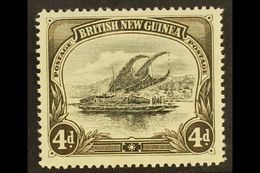 1901-05 4d Black & Sepia Lakatoi Wmk Horizontal, SG 5, Fine Mint, Fresh. For More Images, Please Visit Http://www.sandaf - Papua New Guinea