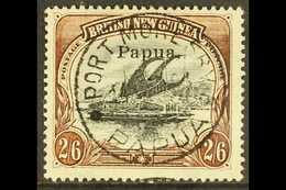 1907 2s.6d Black And Brown, Small Papua Overprint, SG 45a, Fine Full  Upright Port Moresby Cds.  For More Images, Please - Papua-Neuguinea