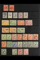 1915-37 USED SELECTION Presented On A Stock Page With "NWPI" Opt'd Roo To 2s, Raggiana Bird To 10s, Goldfields To 5d & M - Papua New Guinea
