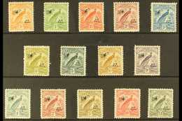 1931 Raggiana Bird Air Overprinted Set, SG 163/76, Fine Mint (14 Stamps) For More Images, Please Visit Http://www.sandaf - Papua New Guinea