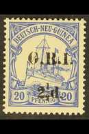 AUSTRALIAN OCCUPATION 1914-15 (German New Guinea Surcharged) 2½d On 20pf Ultramarine, SG 6, Fine Mint For More Images, P - Papúa Nueva Guinea
