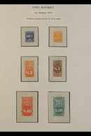 REVENUES 1870 Complete Set Of IMPERF DIE PROOFS Printed In The Issued Colours On Thin Ungummed Paper, Comprising 10c Blu - Perù