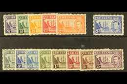1938-44 Complete Definitive Set, SG 131/140, Very Fine Mint. (14 Stamps) For More Images, Please Visit Http://www.sandaf - Sint-Helena