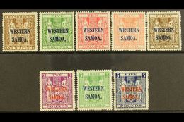 1945 - 1953 2s 6d Deep Brown To £5 Indigo Blue Postal Fiscals On "Wiggins Teape" Paper Wmk Multiple NZ And Star, SG 207/ - Samoa (Staat)