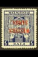 1953 £5 Indigo Blue, INVERTED WATERMARK, SG 214w, Fine Mint For More Images, Please Visit Http://www.sandafayre.com/item - Samoa