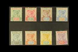 1890 Complete Die I Set, SG 1/8, Fine Mint. (8 Stamps) For More Images, Please Visit Http://www.sandafayre.com/itemdetai - Seychellen (...-1976)