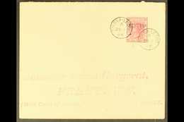 1888 (Sept) Attractive "Gorgerat" Local Envelope, Bearing 1d Rose With "REVENUE" Overprint, Tied By Sierra Leone (Proud  - Sierra Leone (...-1960)