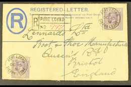 1931 (Oct) 3d Registered Envelope With Additional 1d X2, Port Lokko To England, Neat And Attractive. For More Images, Pl - Sierra Leone (...-1960)