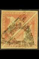 CAPE OF GOOD HOPE 1855-63 1d Rose Triangular, SG 5a, An Attractive Pair With Clear To Good Margins, Neat Triangular Canc - Zonder Classificatie
