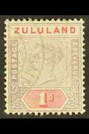 ZULULAND 1894-96 1d Dull Mauve & Carmine "Shaved Z" Variety, SG 21a, Fine Cds Used For More Images, Please Visit Http:// - Ohne Zuordnung