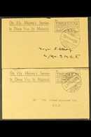 ARMY SIGNALS 1941 & 1943 Bilingual O.H.M.S. Covers, Both Addressed To Middle East Forces, Each With A Superb "ARMY SIGNA - Unclassified