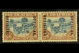 OFFICIALS 1930-47 2s6d Blue & Brown, DIAERESIS Over Second "E" Of "OFFISIEEL" On English Stamp Only, SG O19c, Gum Thin O - Sin Clasificación